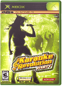 Karaoke Revolution Party Xbox US box art